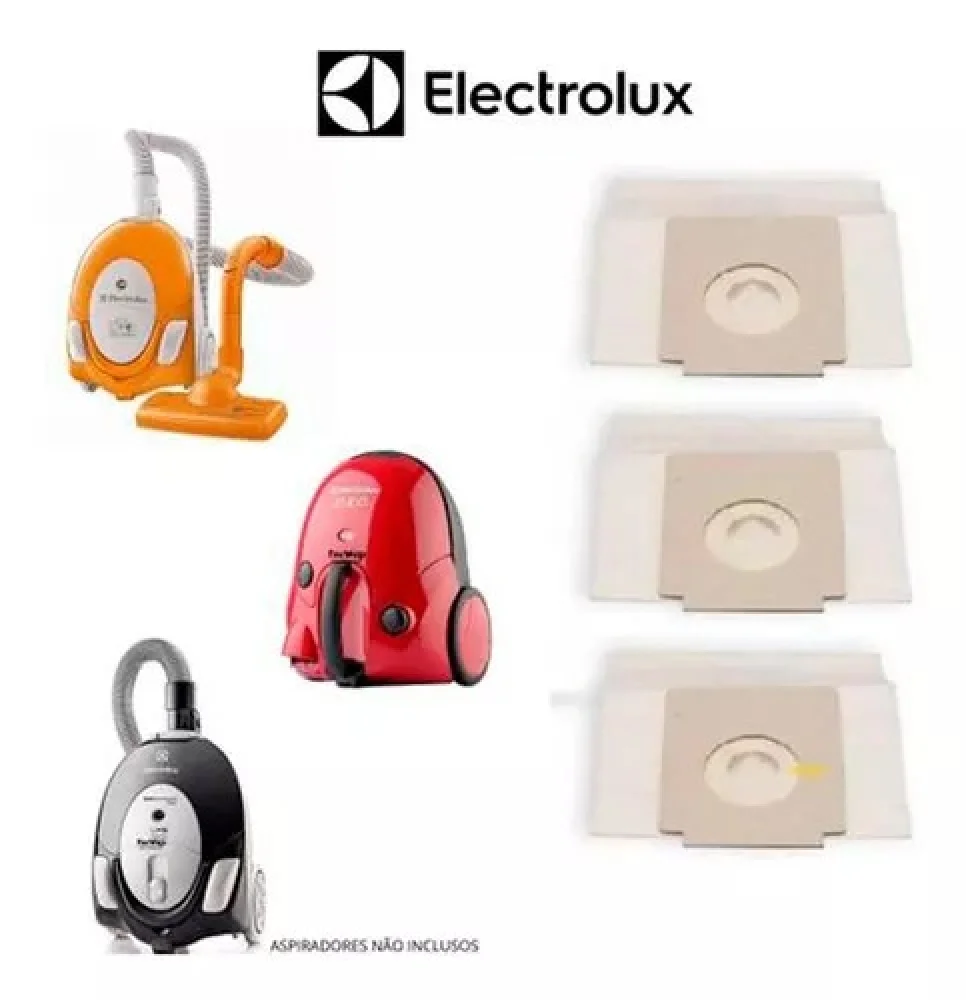 Filtro de Aspirador de Po Eletrolux Neo Listo Pet Lov com 03 Unid
