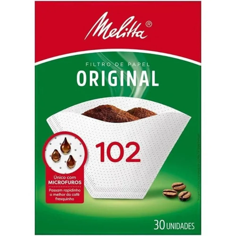 Filtro de Cafe 102 C/ 30 Unidades Melitta