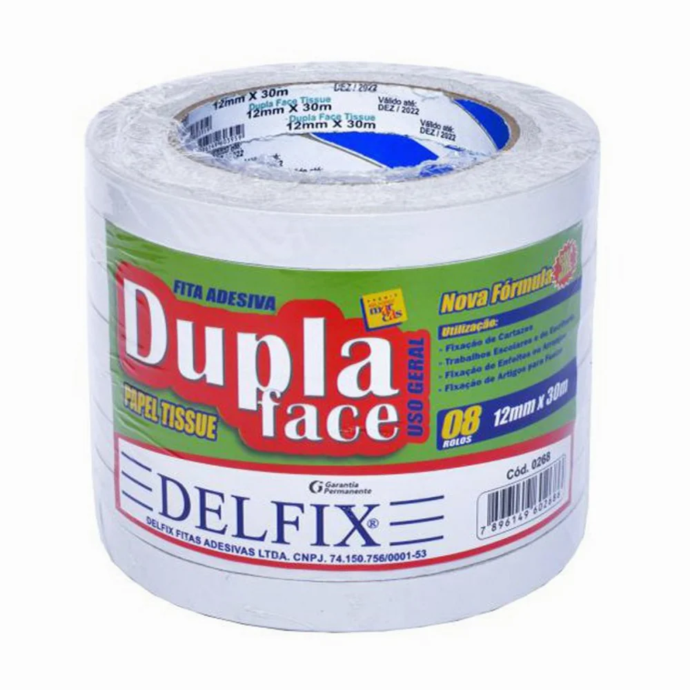 Fita Ades. Dupla Face 12X30 Delfix