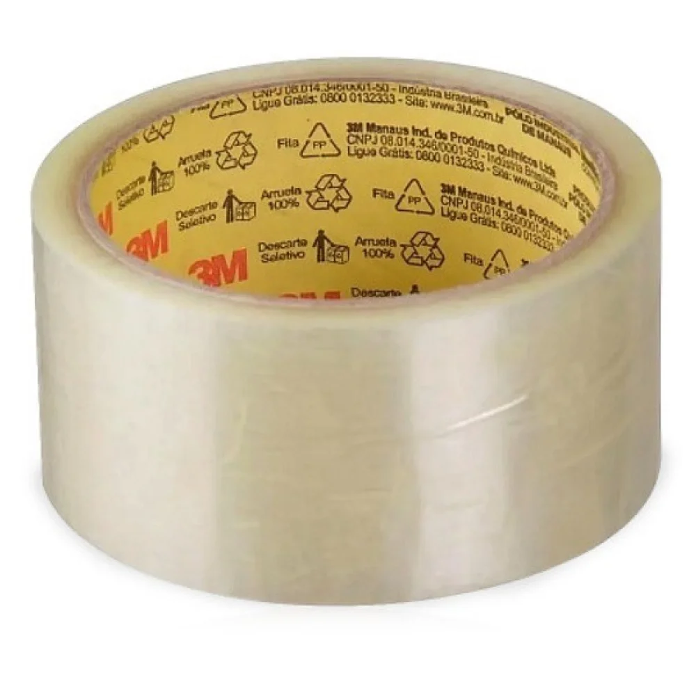 Fita Ades. Pvc Transparente 45X100 3M