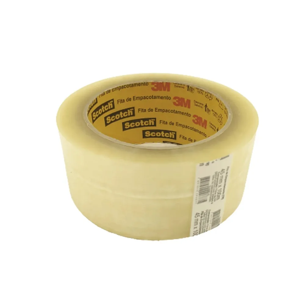 Fita Ades. Pvc Transparente 45X100 3M