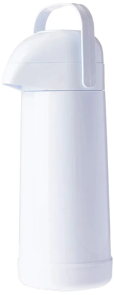 Garrafa Termica Branca Magic Pump 1.0 Litro Termolar Jato