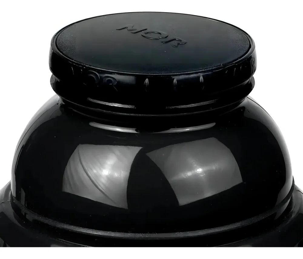 Garrafa Termica Preta Rosca 01 Litro Mor