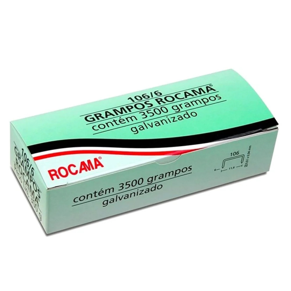Grampo Galvanizado 106/6 C/3500 Rocama