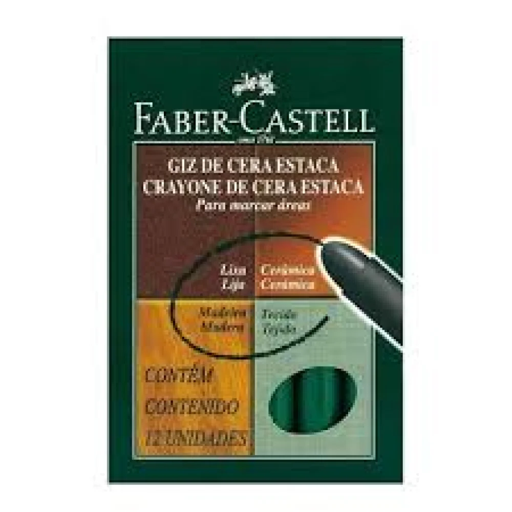 Lápis Estaca Preta Caixa com 12 Unidades