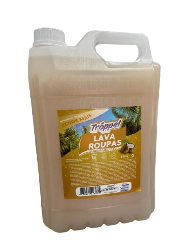 Lava Roupa Liquido de Coco 5 Litros