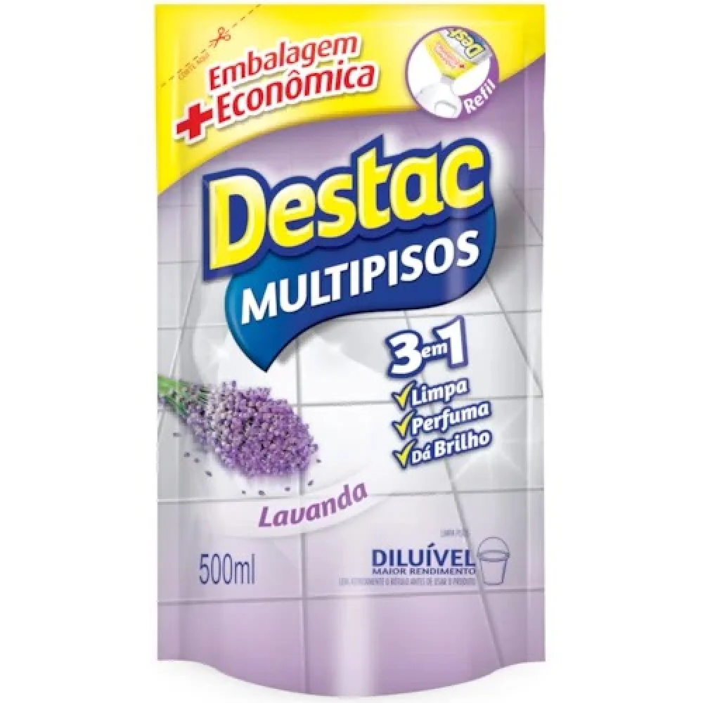 Limpa Pisos Multiuso Destac Sache 500 ML