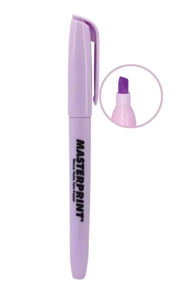 Marca Texto Lilas Tom Pastel Masterprint