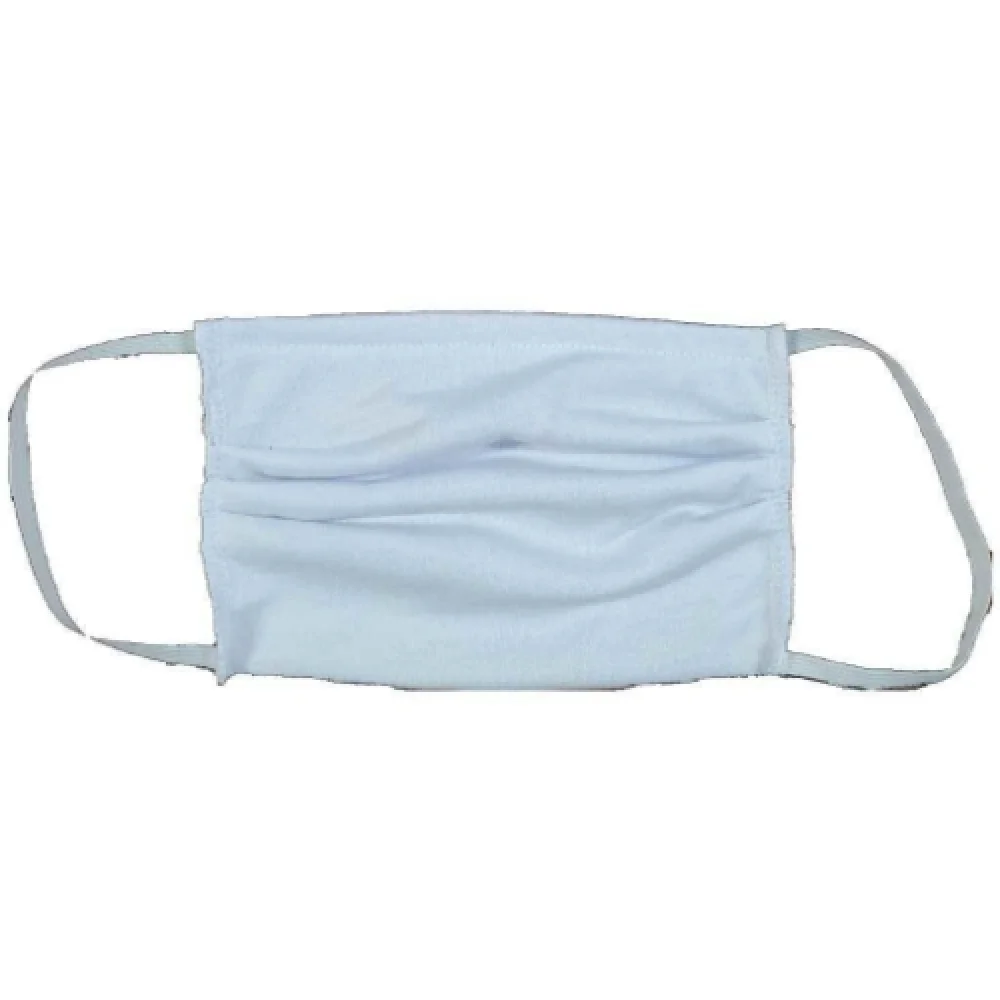 Máscara Reutilizável Algodão Lavável Branca C/03 Unid.
