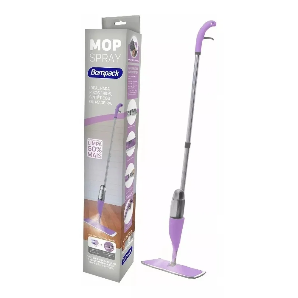 Mop Spray Bompack com Cabo Tipo Rodo