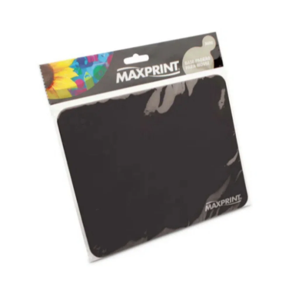 Mouse Pad de Tecido Preto Maxprint