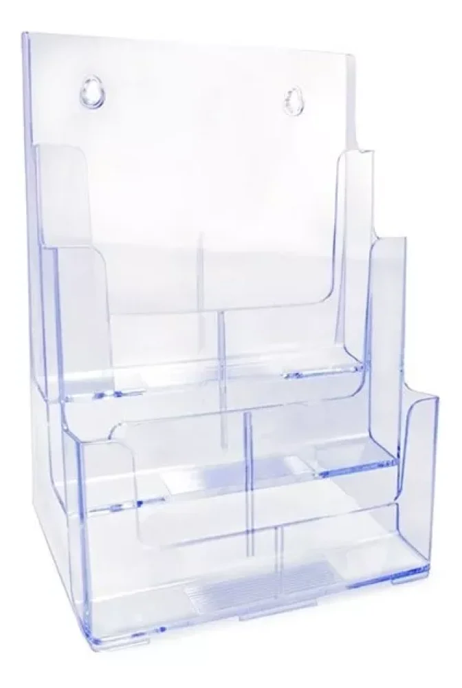 Organizador de Escritorio Cristal Triplo - Novacril