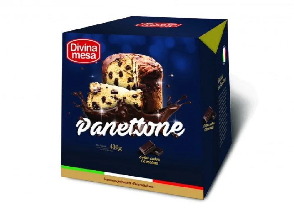 Panetone Divina Mesa ( Chocotone ) 400 Gramas