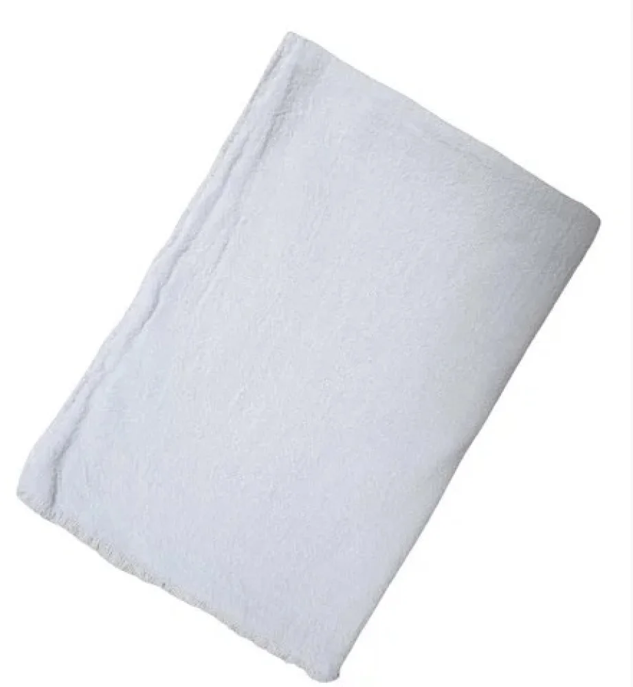 Pano de Chao Alvejado Branco Duplo 43Cm X 65 CM