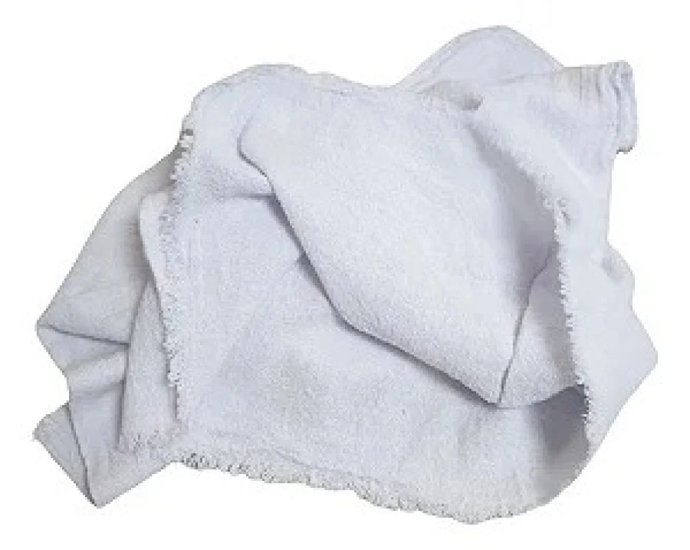 Pano de Chao Alvejado Branco Duplo 48Cm X 68 CM