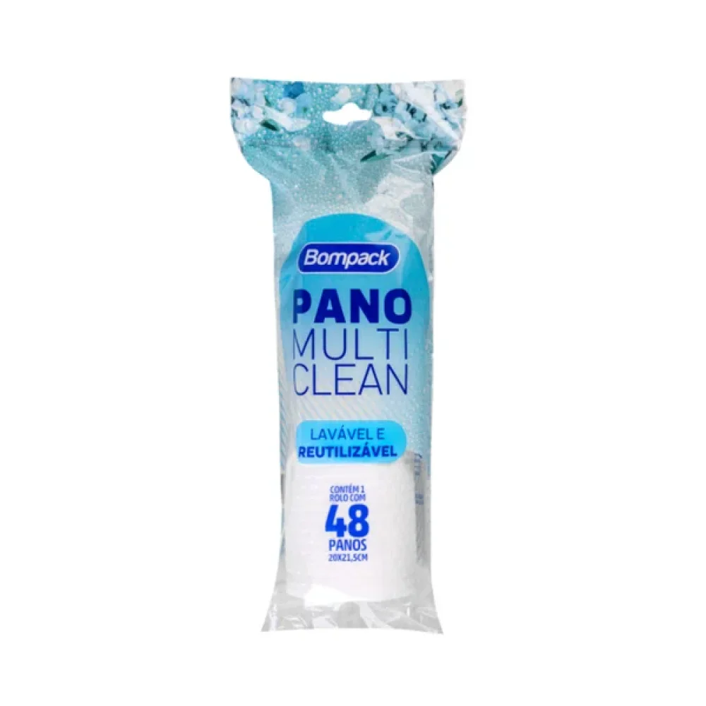 Pano de Limpeza Lavavel e Reutilizavel 48 Panos 20X21,5
