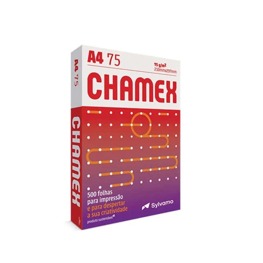 Papel A4 Universal 75 Gramas 210 X 297 Rs. C/500 Fls. Chamex