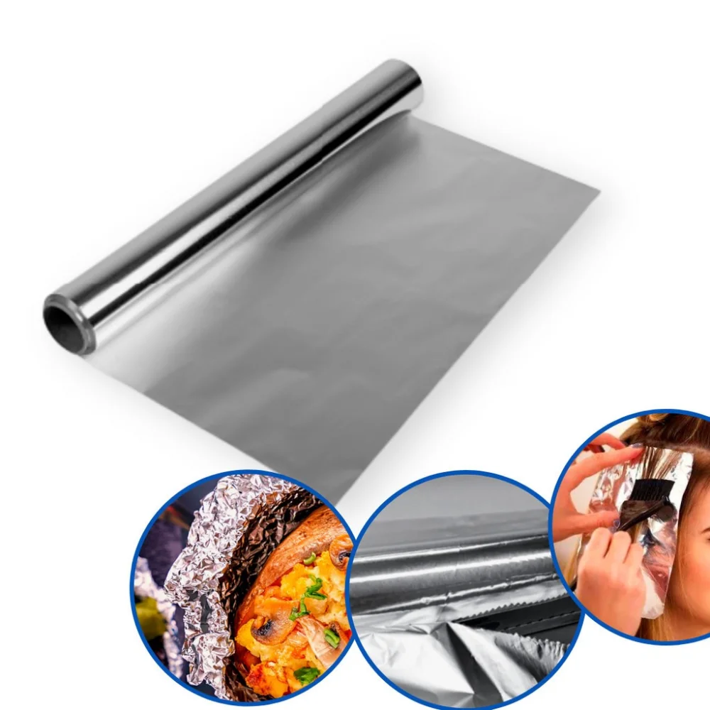 Papel Aluminio 45Cmx7,5M Bompack