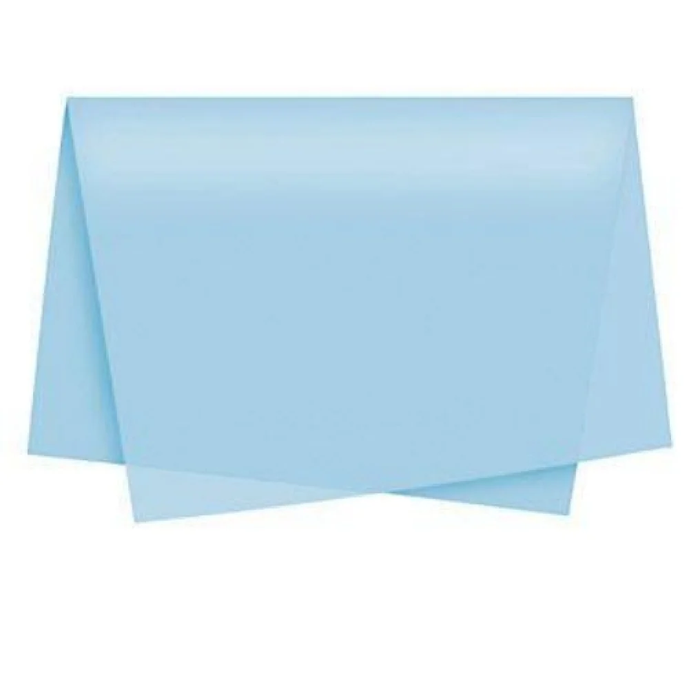Papel Seda Azul Claro C/10 Folhas 48X60