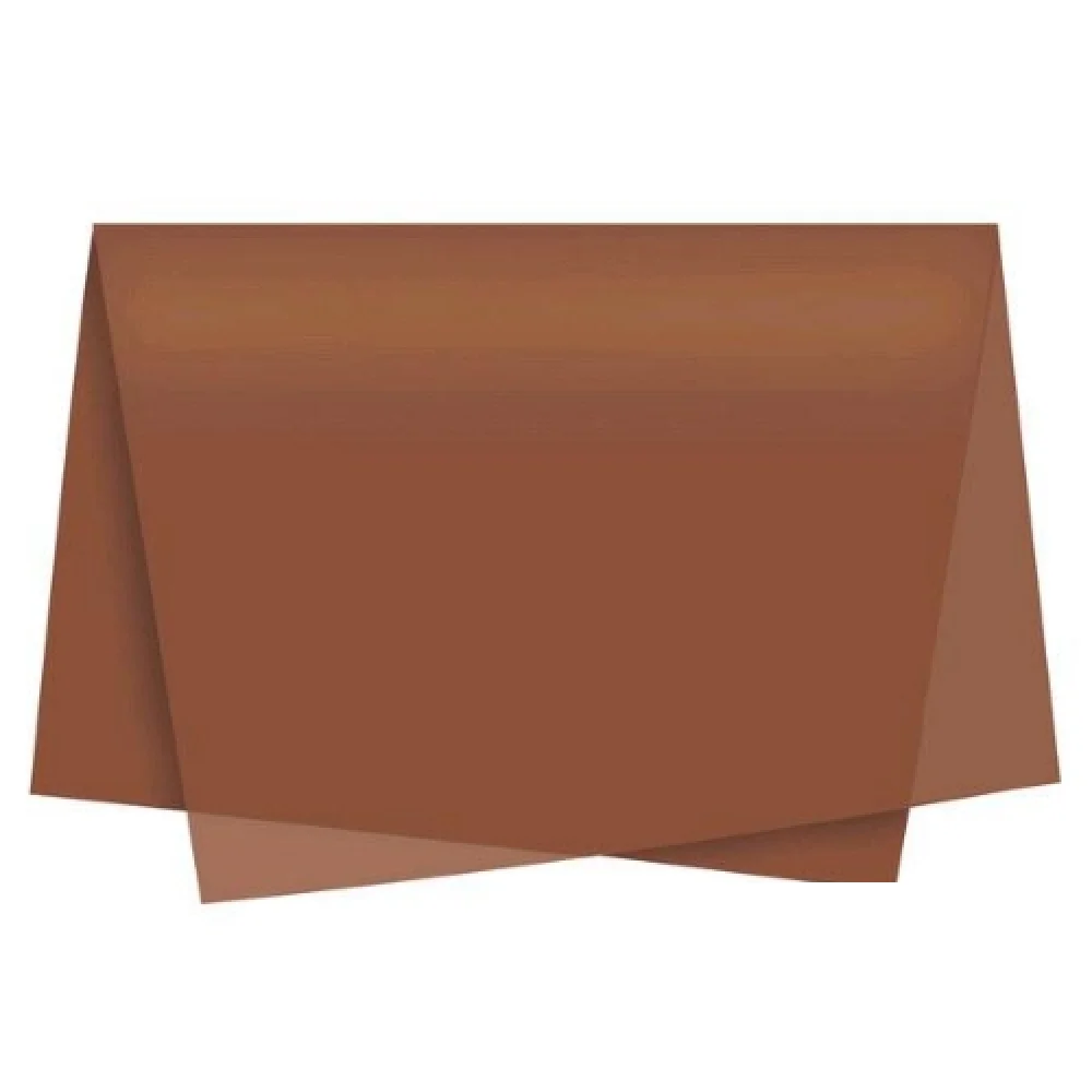 Papel Seda Marrom C/10 Folhas 48X60