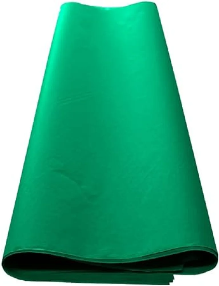 Papel Seda Verde Bandeira C/10 Folhas 48X60