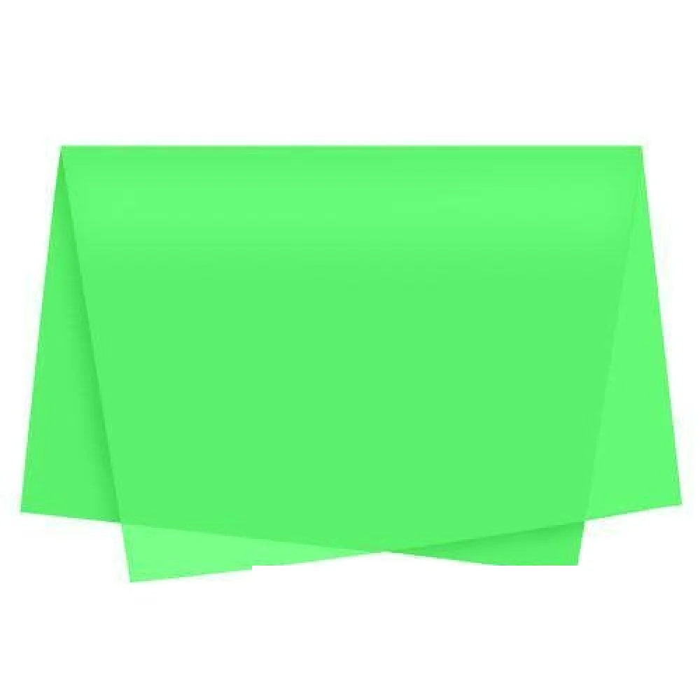 Papel Seda Verde Claro C/10 Folhas 48X60