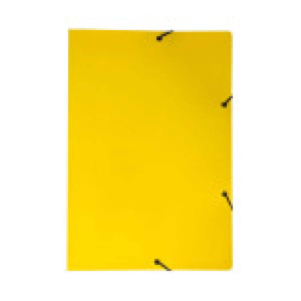 Pasta Aba Elástica Pvc 2 CM Dellofine Amarela