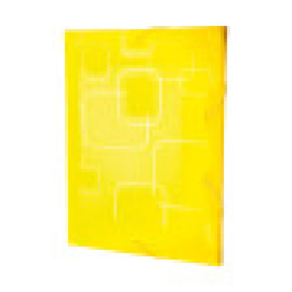 Pasta Aba Elástica Pvc 4 CM Dellofine Verde Amarela