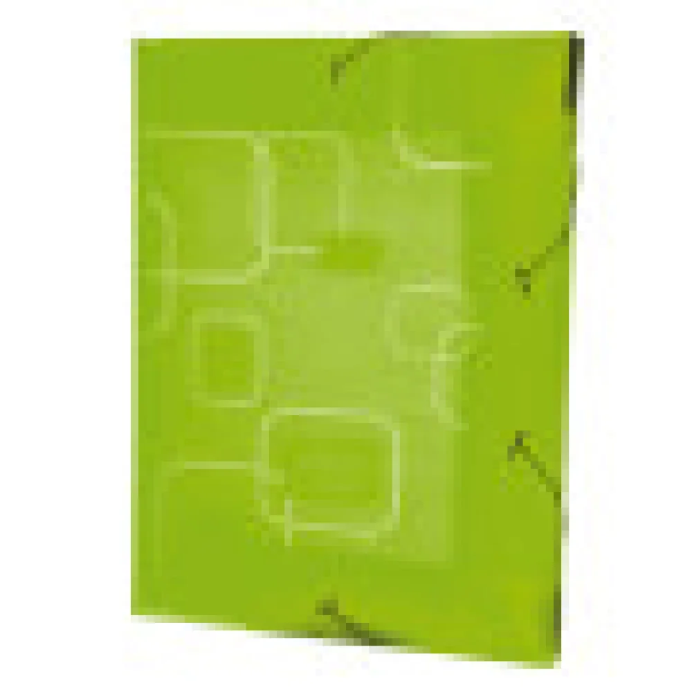 Pasta Aba Elástica Pvc 4 CM Dellofine Verde