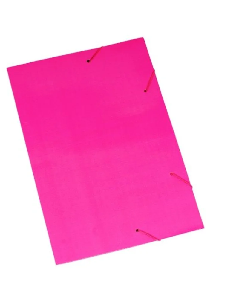 Pasta Aba Elastico Pvc Oficio S/Lombada Rosa