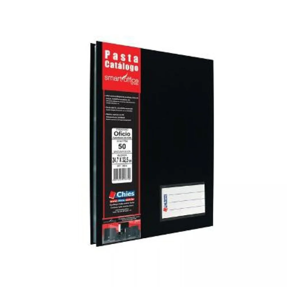 Pasta Catalogo Percalux 50 Plástico com Visor Chies 1875 - 0