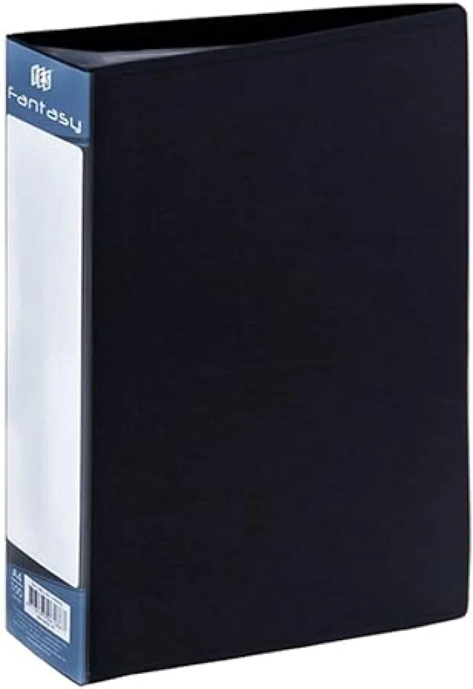 Pasta Catalogo Preta 100 Plast A4 com Plast. Transp Yes