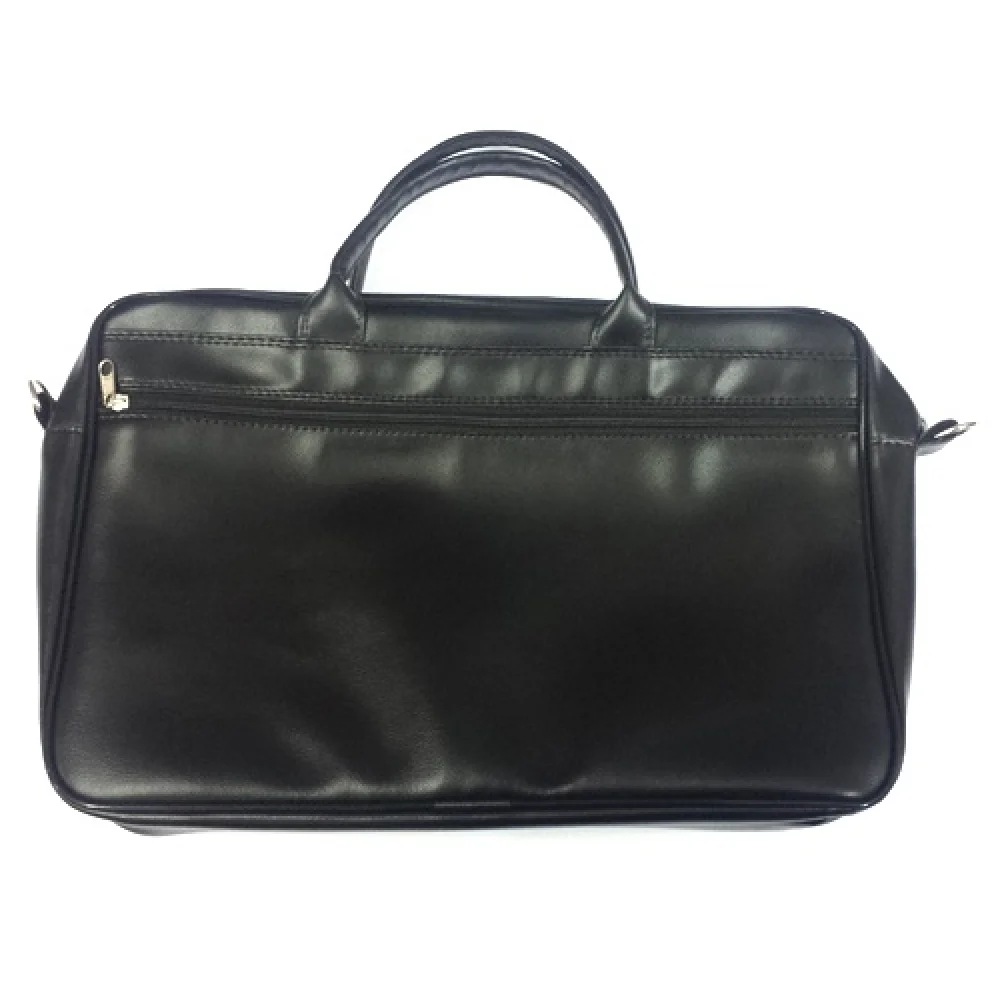 Pasta Executiva Solf Couro Sintético Preta