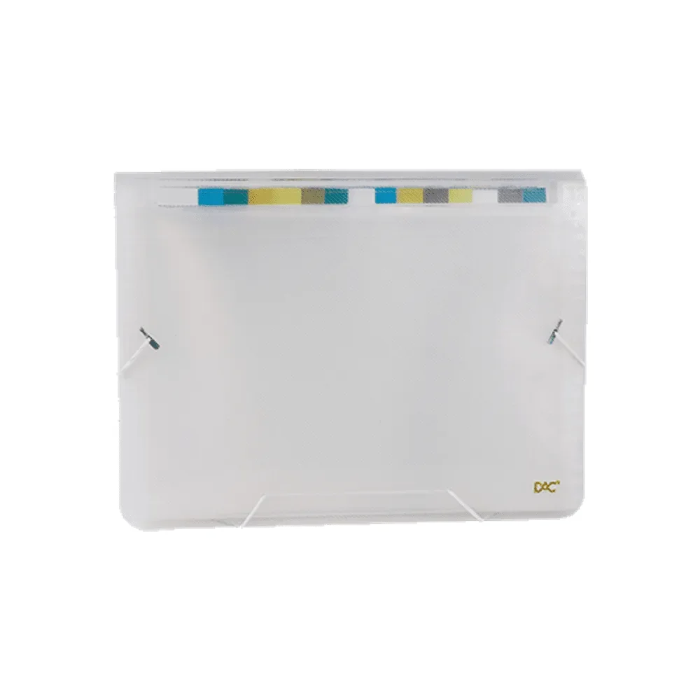 Pasta Sanfona A4 31 Divisórias Cristal