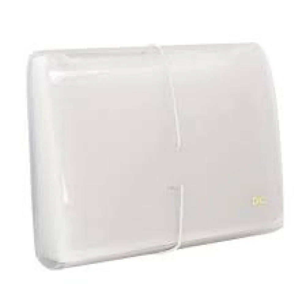 Pasta Sanfona Duplicata 1/31 Pvc Cristal Dac