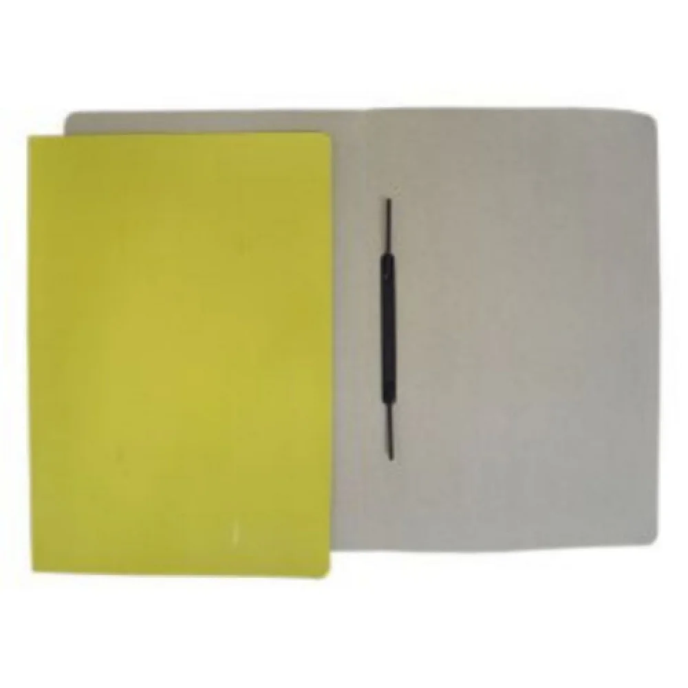 Pasta Trilho Papelão Plastif. Amarela Icl