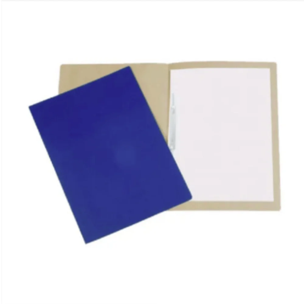Pasta Trilho Papelão Plastif. Azul Icl