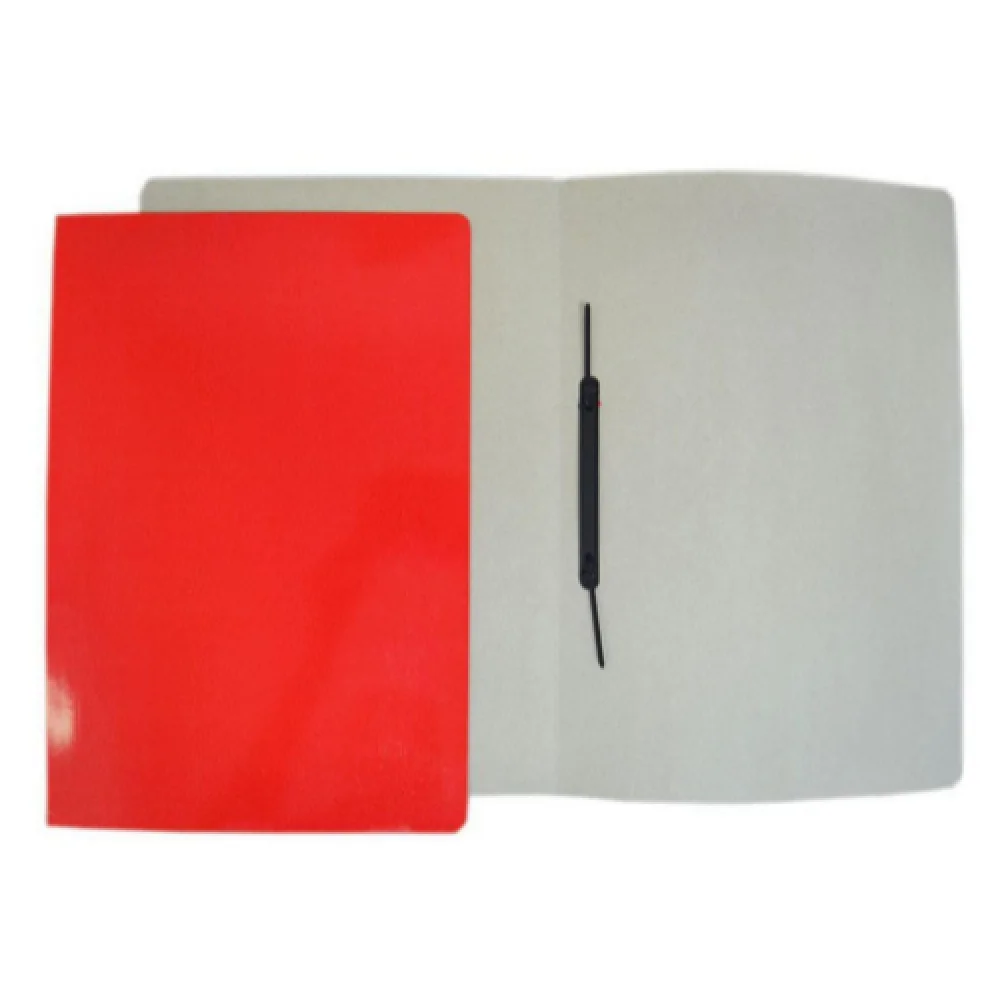 Pasta Trilho Papelão Plastif. Vermelho Icl