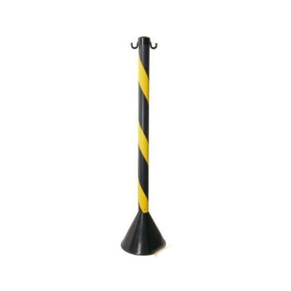 Pedestal Plástico Preto / Amarelo 90 CM