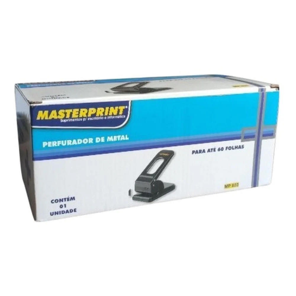 Perfurador Metal P/ 60 Profissional Mp 803 Masterprint
