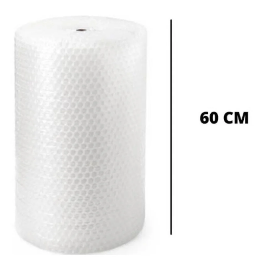 Plastico Bolha Bobina 60 CM de Altura C/ 100 Mts