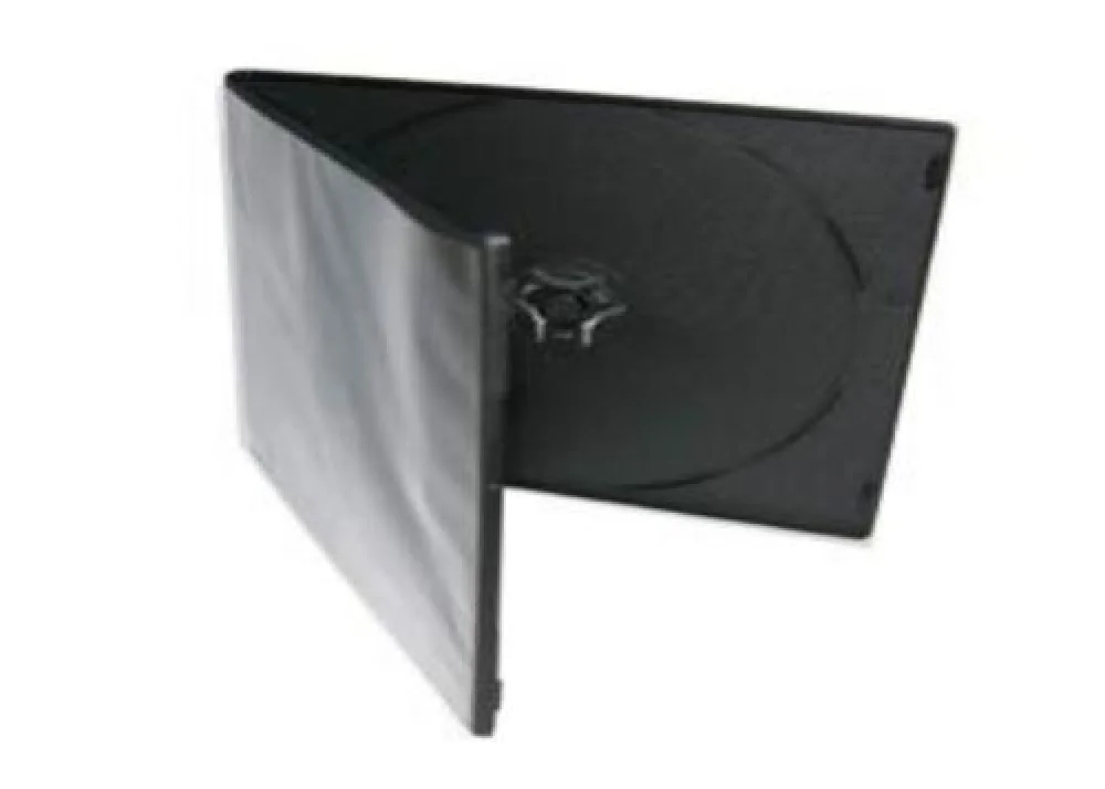 Porta CD para 1 Slim Preta Plastica Unidade