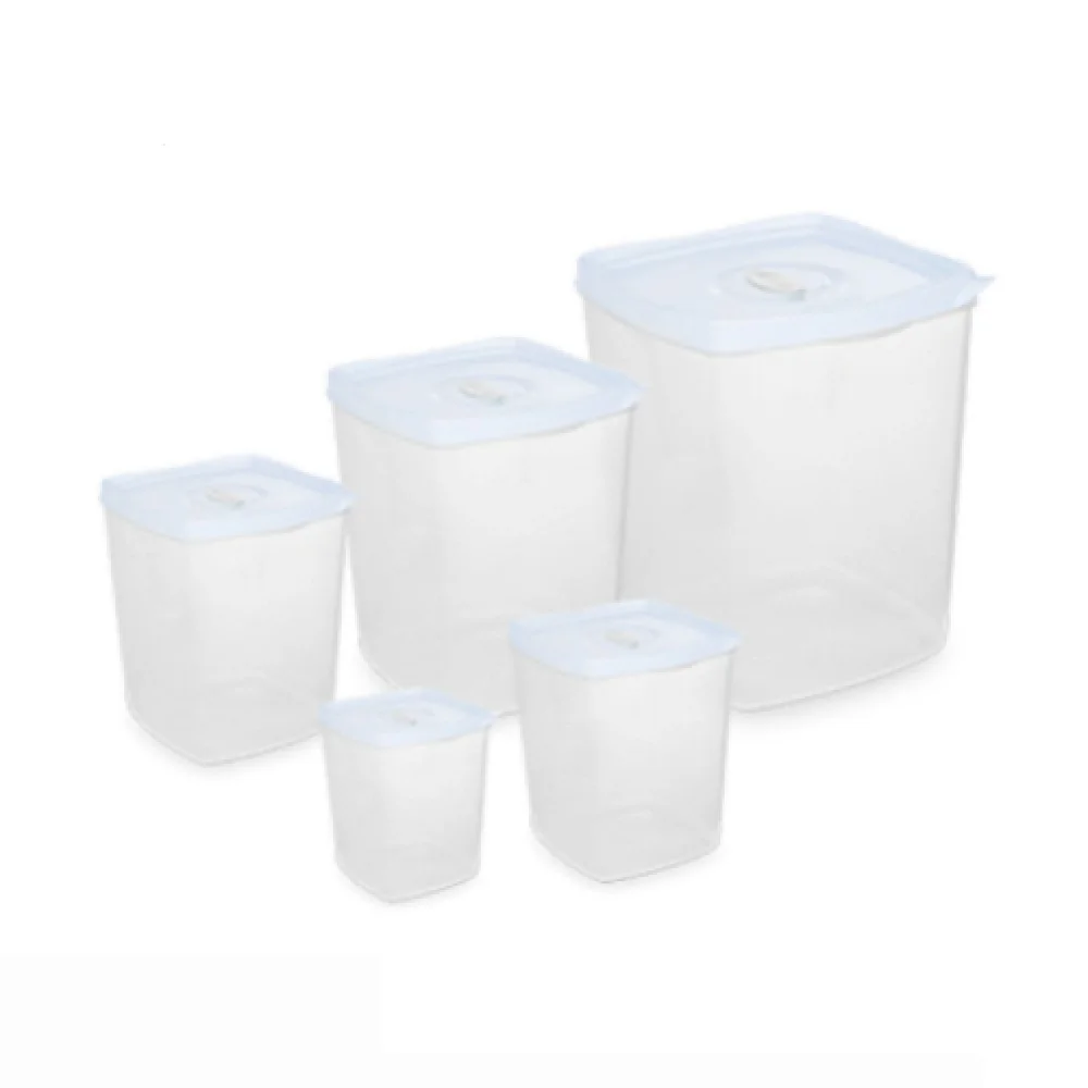 Pote Conj. 05 Potes Quadrados