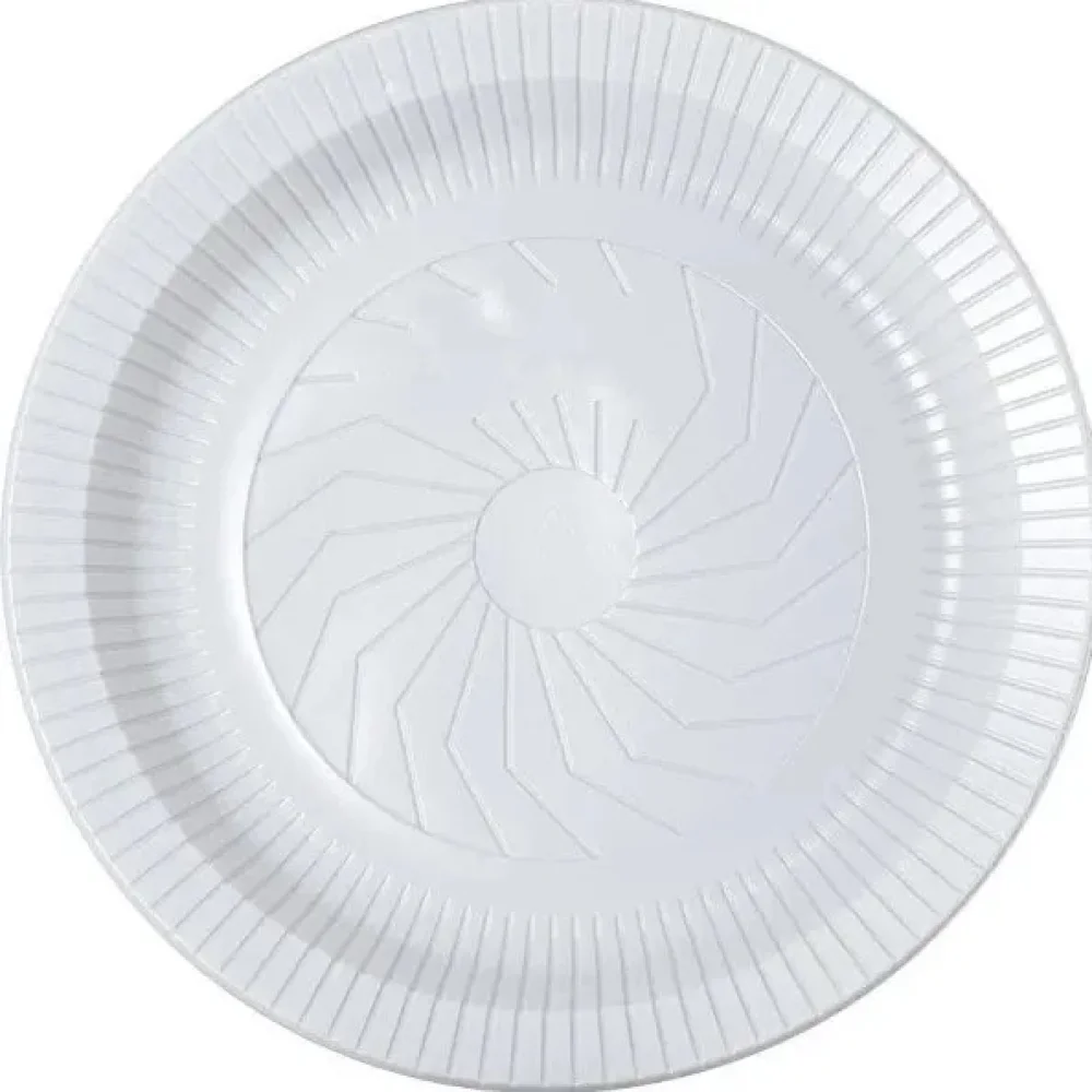 Prato Descartavel Plastico 23 CM Ps com 10 Unidades