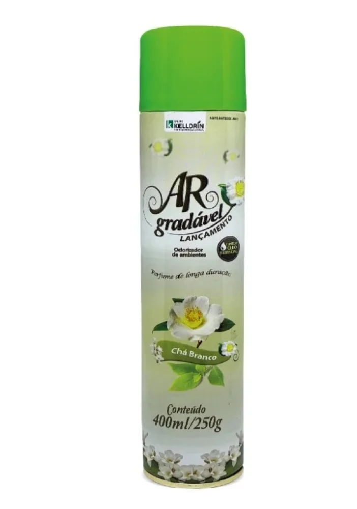 Purificador de Ar (400 Ml.) Kel Chá Branco