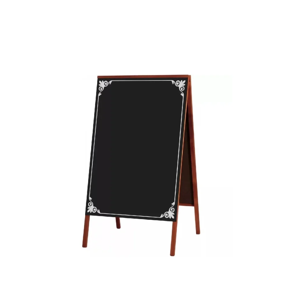 Quadro Cavalete Madeira Pra Calcada 02 Faces 60X100