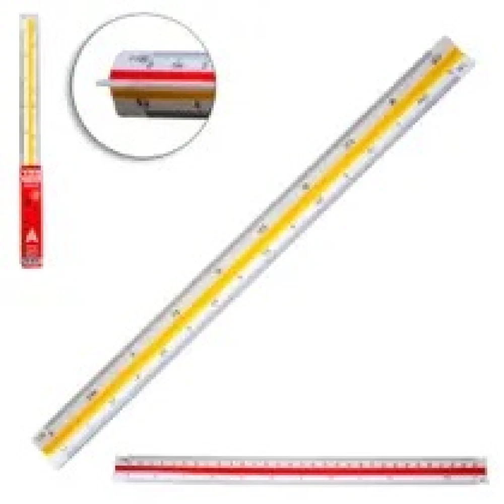 Regua Escalimetro Triangular 30 CM Numero 01