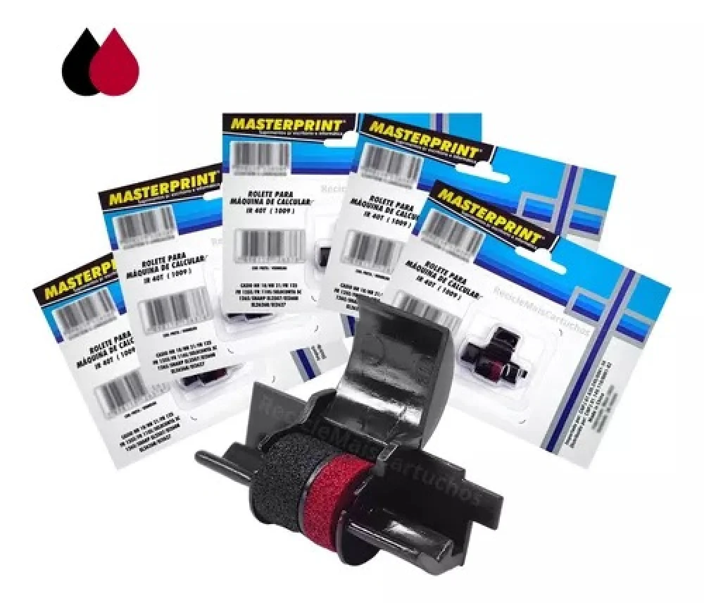 Rolete Entintado Ir40T Bicolor 1009 Masterprint