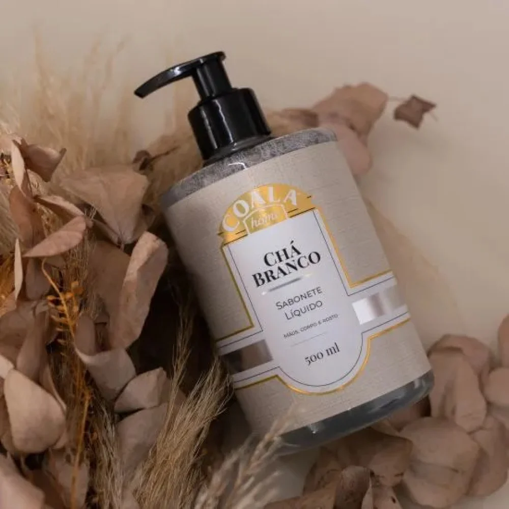 Sabonete Liquido Coala 500 ML Pump Cha Branco