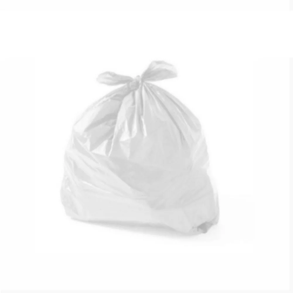 Saco de Lixo 100 Litros 75X90 08 Micras Branca 50 Unid.